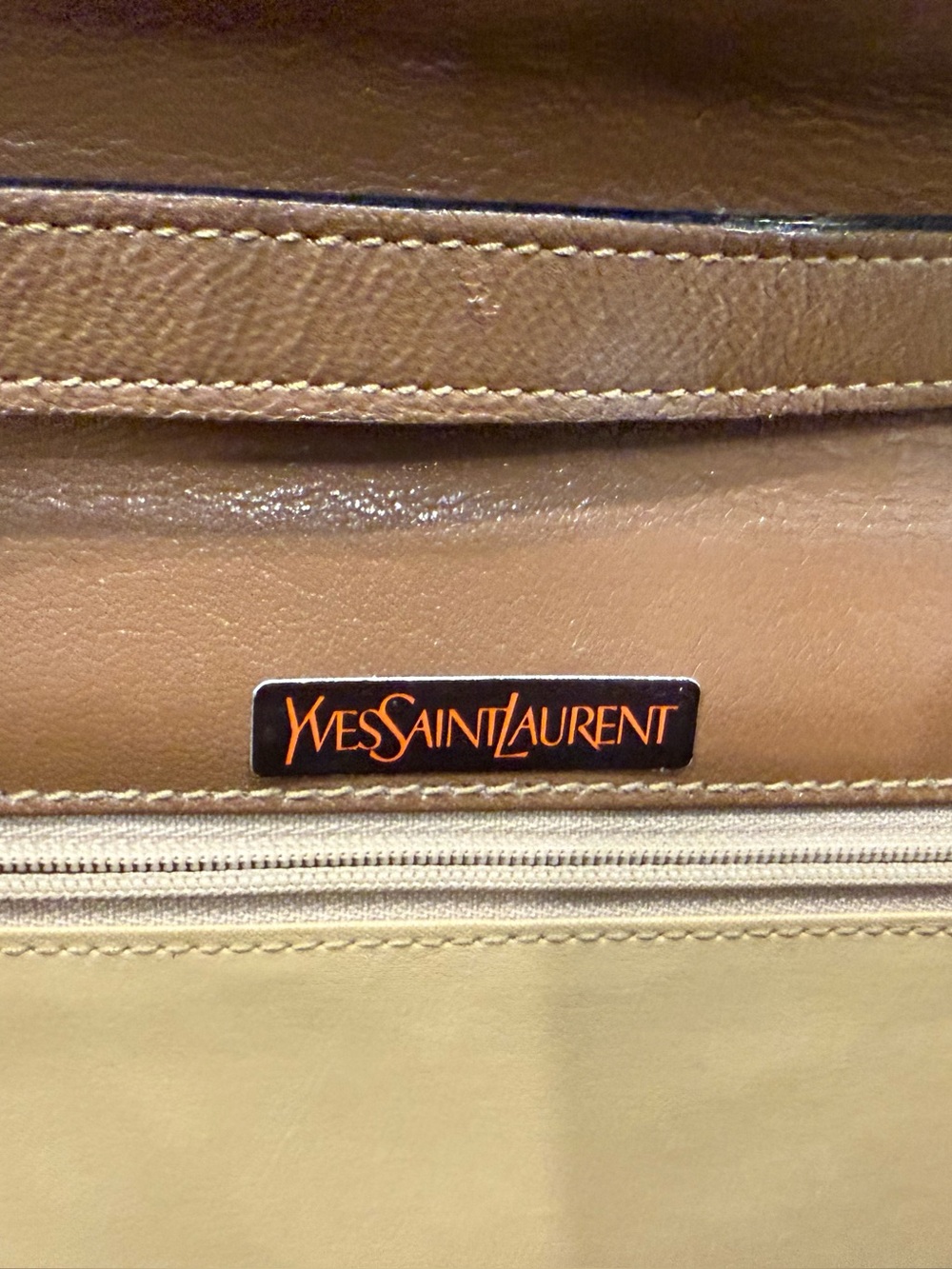 Yves Saint Laurent EUC Python & Leather Crossbody w/COA - Picture 7 of 9
